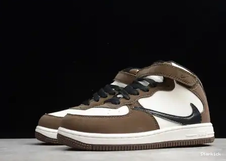 Mid Kids 314197-168 Air 1 Travis x 07 Force Brown Scott Nike Beige 0528